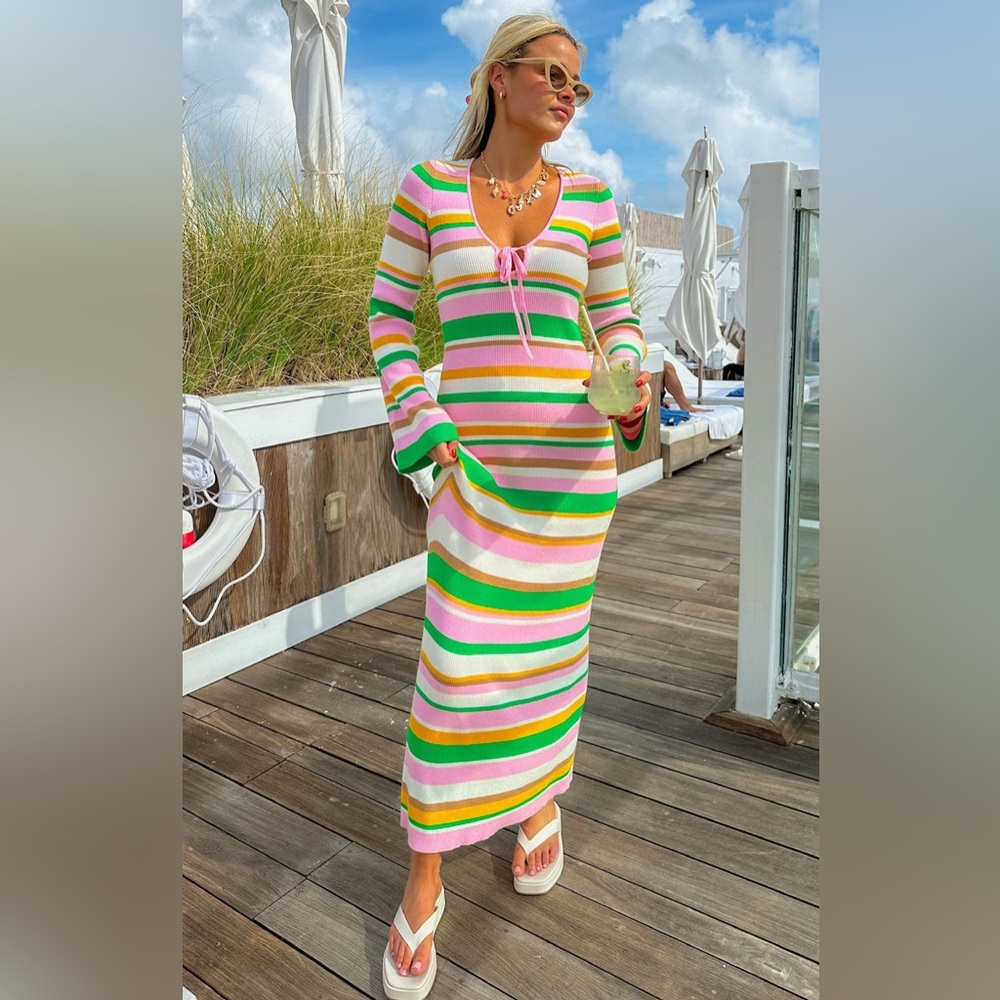 Show Me Your MuMu Vacay Maxi Dress sz M NWT